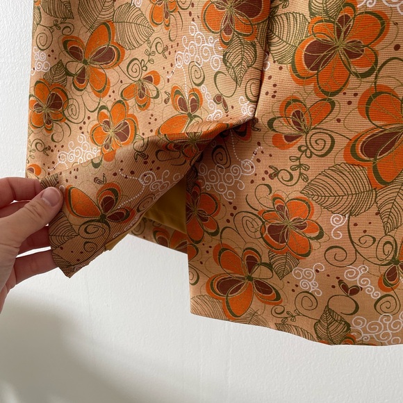 Vintage Floral Pencil Skirt with Pockets - Picture 3 of 5